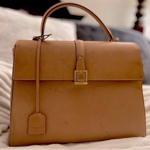 YSL Le Fermoir Top Handle Bag in Vintage Smooth Leather